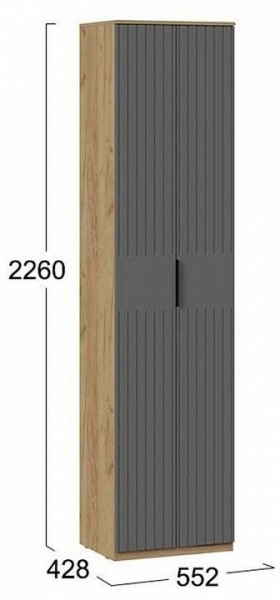 Шкаф платяной Хилтон Исп. 2 в Златоусте - zlatoust.mebel24.online | фото 6