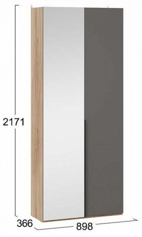 Шкаф платяной Порто СМ-393.07.225 в Златоусте - zlatoust.mebel24.online | фото 3