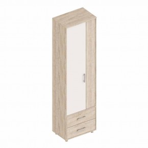 ГРАФ Шкаф 2-х створчатый с 2 ящиками (перламутр) в Златоусте - zlatoust.mebel24.online | фото