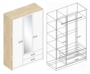 Шкаф "Милана" 3-х створчатый с 2 ящиками в Златоусте - zlatoust.mebel24.online | фото 3
