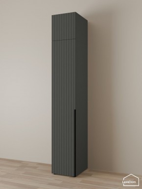 Шкаф с антресолью Linnea MHR-1A-1 2450х400х510 (Графит-М 11.1.25) в Златоусте - zlatoust.mebel24.online | фото 1