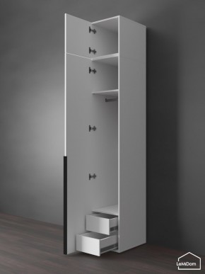 Шкаф с антресолью Linnea MHR-1A-3 2450х400х510 (Белый-М 11.1.2) в Златоусте - zlatoust.mebel24.online | фото 6