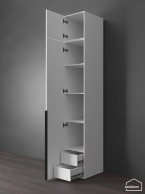 Шкаф с антресолью Linnea MHR-1A-4 2450х400х510 (Белый-М 11.1.1) в Златоусте - zlatoust.mebel24.online | фото 5