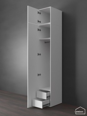 Шкаф с антресолью Linnea MHR-1POA-3 2450х400х510 (Белый-М 11.1.1) в Златоусте - zlatoust.mebel24.online | фото 6