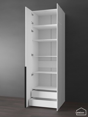 Шкаф с антресолью Linnea MHR-2A-4 2450х800х510 (Белый-М 11.1.2) в Златоусте - zlatoust.mebel24.online | фото 5