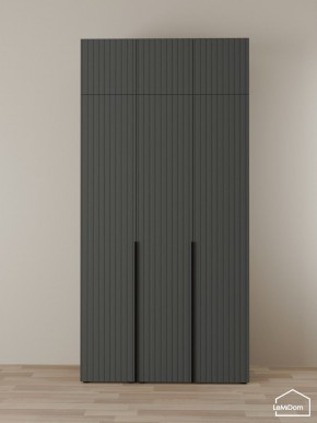 Шкаф с антресолью Linnea MHR-3A-1 2450х1200х510 (Графит-М 11.1.25) в Златоусте - zlatoust.mebel24.online | фото