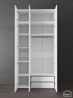 Шкаф с антресолью Linnea MHR-3POA-2 2450х1200х510 (Белый-М 11.1.2) в Златоусте - zlatoust.mebel24.online | фото 6