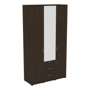 Шкаф с зеркалом Ольга H57_M (Венге) в Златоусте - zlatoust.mebel24.online | фото