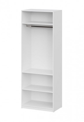 Шкаф ШК-5 + 2 полки (800) Белый текстурный в Златоусте - zlatoust.mebel24.online | фото 3