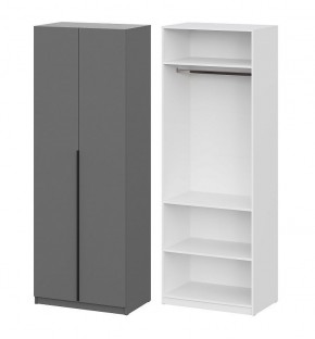 Шкаф ШК-5 + 2 полки (800) Графит серый в Златоусте - zlatoust.mebel24.online | фото