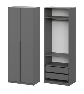 Шкаф ШК-5 + 2 полки + ящики (800) Графит в Златоусте - zlatoust.mebel24.online | фото 1
