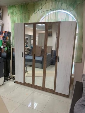 Шкаф Вегас 2000 Дуб крафт табачный/Дуб крафт белый в Златоусте - zlatoust.mebel24.online | фото 3