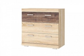 СОНАТА КС-900 Комод 3ящ. (дуб сонома/дуб сакраменто) в Златоусте - zlatoust.mebel24.online | фото