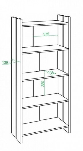 Стеллаж Домино Лайт СТЛ-ОВ в Златоусте - zlatoust.mebel24.online | фото 3