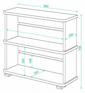 Стеллаж Домино СБ-25/2 в Златоусте - zlatoust.mebel24.online | фото 3