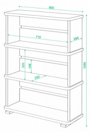 Стеллаж Домино СБ-25/3 в Златоусте - zlatoust.mebel24.online | фото 3