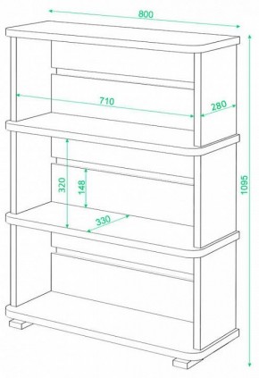 Стеллаж Домино СБ-25/3 в Златоусте - zlatoust.mebel24.online | фото 2