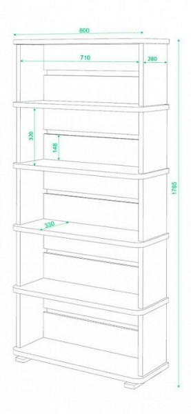 Стеллаж Домино СБ-25/5 в Златоусте - zlatoust.mebel24.online | фото 2