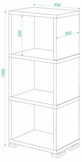 Стеллаж-колонка Домино СБ-15/3 в Златоусте - zlatoust.mebel24.online | фото 2