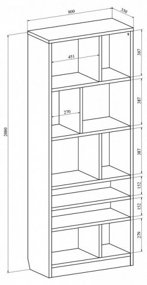 Стеллаж Виктория ВИ-03 в Златоусте - zlatoust.mebel24.online | фото 3