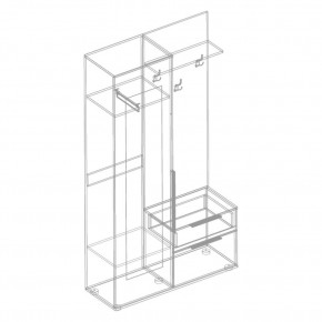 СТИЛ Прихожая (модульная) в Златоусте - zlatoust.mebel24.online | фото 3