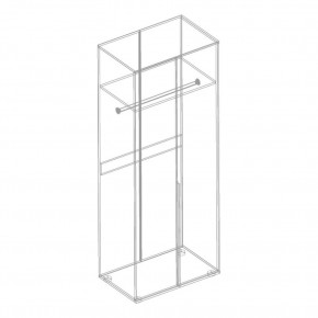 СТИЛ Шкаф 2-ств для одежды в Златоусте - zlatoust.mebel24.online | фото 2