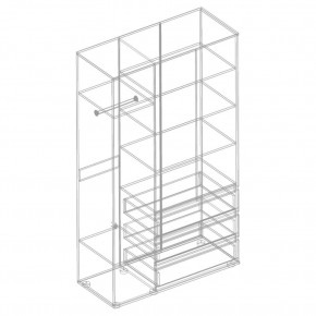 СТИЛ Шкаф 3-ств с 3 ящиками в Златоусте - zlatoust.mebel24.online | фото 2