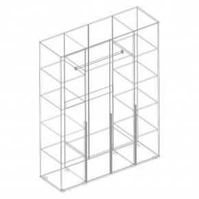 СТИЛ Шкаф 4-ств для одежды в Златоусте - zlatoust.mebel24.online | фото 2