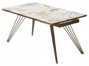 Стол ACERRA NEW 160 GLOSS GRAND JADE SOLID CERAMIC/ каркас цвета шампань, ®DISAUR в Златоусте - zlatoust.mebel24.online | фото 14
