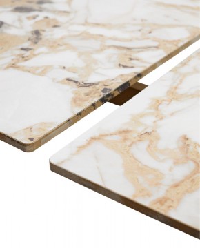 Стол ACERRA NEW 160 GLOSS GRAND JADE SOLID CERAMIC/ каркас цвета шампань, ®DISAUR в Златоусте - zlatoust.mebel24.online | фото 8
