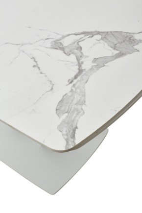 Стол ALATRI 120 GLOSS STATUARIO WHITE SOLID CERAMIC / WHITE, ®DISAUR в Златоусте - zlatoust.mebel24.online | фото 10