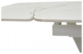 Стол ALATRI 120 GLOSS STATUARIO WHITE SOLID CERAMIC / WHITE, ®DISAUR в Златоусте - zlatoust.mebel24.online | фото 3