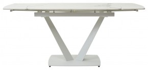 Стол ALATRI 120 GLOSS STATUARIO WHITE SOLID CERAMIC / WHITE, ®DISAUR в Златоусте - zlatoust.mebel24.online | фото 4
