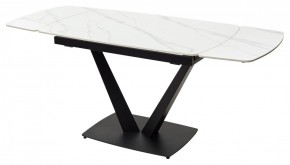 Стол ALATRI 120 MATT WHITE MARBLE SOLID CERAMIC / BLACK, ®DISAUR в Златоусте - zlatoust.mebel24.online | фото 10