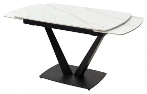 Стол ALATRI 120 MATT WHITE MARBLE SOLID CERAMIC / BLACK, ®DISAUR в Златоусте - zlatoust.mebel24.online | фото 8