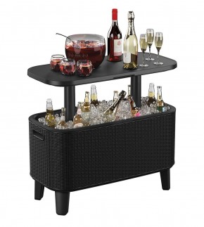 Стол Беви Бар (Bevy Bar Large Cool Bar), графит в Златоусте - zlatoust.mebel24.online | фото 3