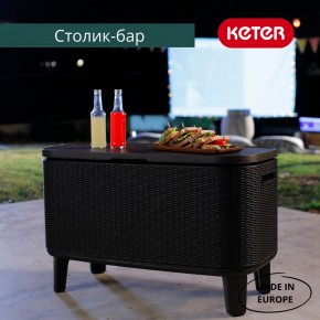 Стол Беви Бар (Bevy Bar Large Cool Bar), коричневый в Златоусте - zlatoust.mebel24.online | фото 4