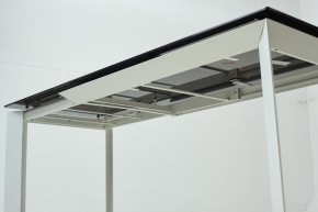 Стол CREMONA 160 KL-188 Контрастный мрамор / белый каркас, ®DISAUR в Златоусте - zlatoust.mebel24.online | фото 9