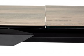 Стол CREMONA 180 KL-61 Под дерево, итальянская керамика / черный каркас, ®DISAUR в Златоусте - zlatoust.mebel24.online | фото 4