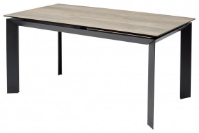 Стол CREMONA 180 KL-61 Под дерево, итальянская керамика / черный каркас, ®DISAUR в Златоусте - zlatoust.mebel24.online | фото 5