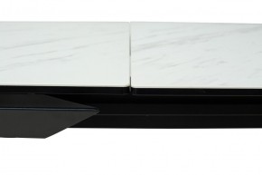 Стол CREMONA 180 KL-99 Белый мрамор матовый, итальянская керамика / черный каркас, ®DISAUR в Златоусте - zlatoust.mebel24.online | фото 12