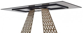 Стол ENNA 220 KL-188 Контрастный мрамор матовый, итальянская керамика/ каркас цвета шампань, ®DISAUR в Златоусте - zlatoust.mebel24.online | фото 12