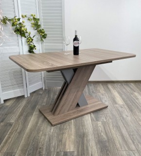 Стол EXEL 140 Дуб Трюфель/ Алюминий М-City в Златоусте - zlatoust.mebel24.online | фото 3