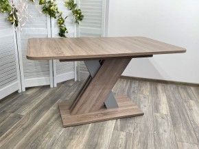 Стол EXEL 140 Дуб Трюфель/ Алюминий М-City в Златоусте - zlatoust.mebel24.online | фото 4
