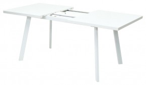 Стол ФИН 140 Белый, стекло/ Белый каркас М-City в Златоусте - zlatoust.mebel24.online | фото 4