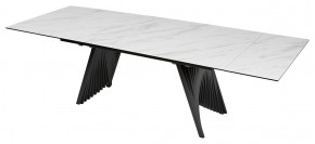 Стол IVAR 200 MARBLES KL-99 Белый мрамор, итальянская керамика, ®DISAUR в Златоусте - zlatoust.mebel24.online | фото 1