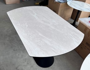 Стол KAI 140 TL-109 поворотная система раскладки, испанская керамика / Темно-серый / Черный, ®DISAUR в Златоусте - zlatoust.mebel24.online | фото 7