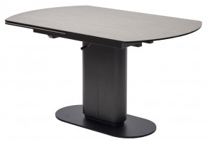 Стол KAI 140 TL-110 поворотная система раскладки, испанская керамика / Темно-серый / Черный, ®DISAUR в Златоусте - zlatoust.mebel24.online | фото 1
