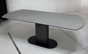 Стол KAI 140 TL-58 поворотная система раскладки, испанская керамика / Темно-серый / Черный, ®DISAUR в Златоусте - zlatoust.mebel24.online | фото 4