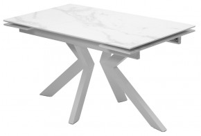 Стол Кентукки 3 140 БЕЛЫЙ МРАМОР, стекло / БЕЛЫЙ, М-City в Златоусте - zlatoust.mebel24.online | фото 5